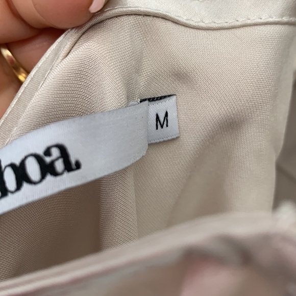 BOA SATIN SLIP MIDI DRESS - Picture 8 of 11